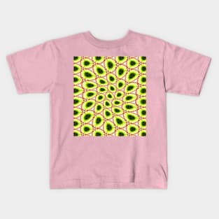 Yellow Daffodil Pattern Kids T-Shirt